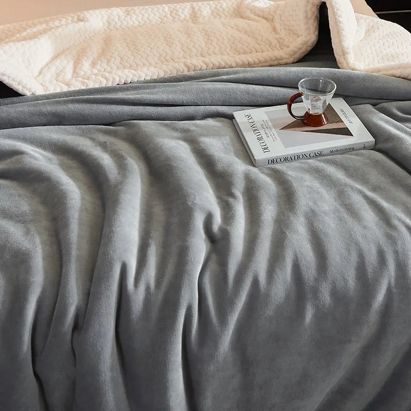 Extra Zachte Fleece Deken voor Bank en Bed – Warme Knuffelplaid voor Herfst en Winter
