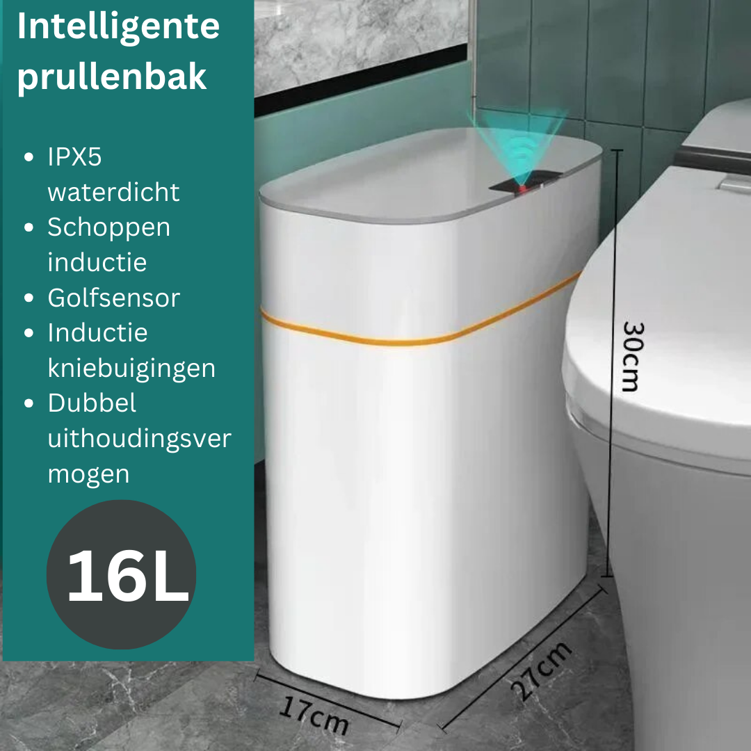 Intelligente prullenbak | Stijlvol en met bewegingssensor