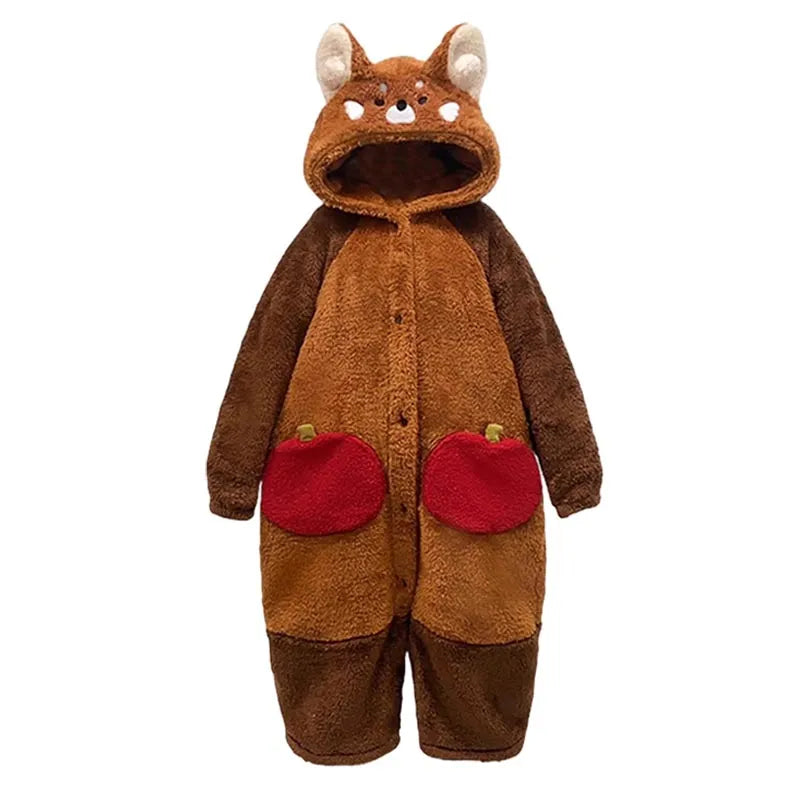 Rode Panda Cozy Pyjama Set Voor Comfortabel Slapen De Hele Nacht
