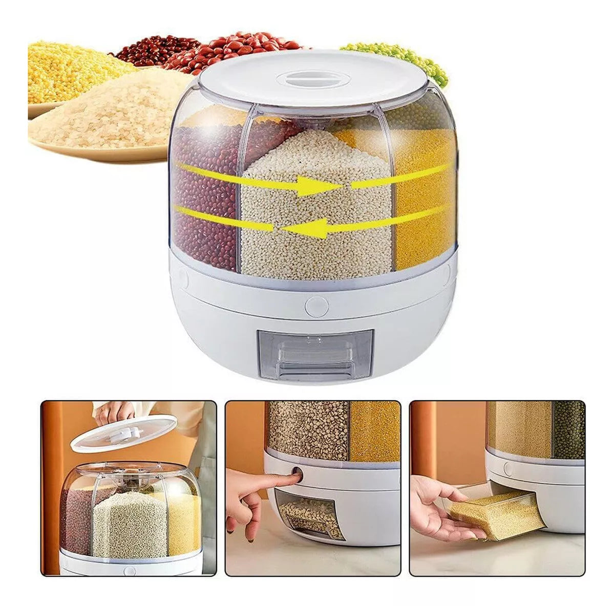 GourmetGrain Luxe Granendoseerder | Elegante en praktische oplossing voor perfecte porties