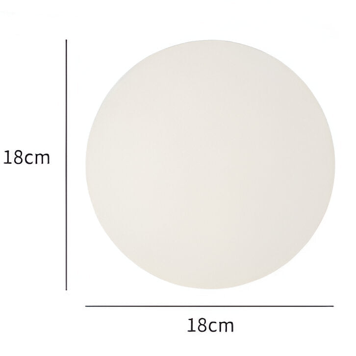 Minimalistische Ronde Glas-Wandlamp LED 1-Licht