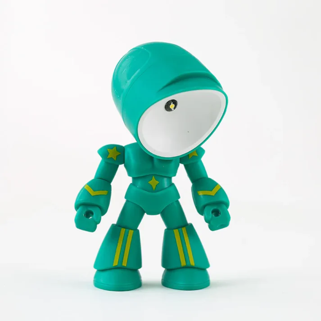 Moderne, robot-geïnspireerde LED-tafellamp 1-licht