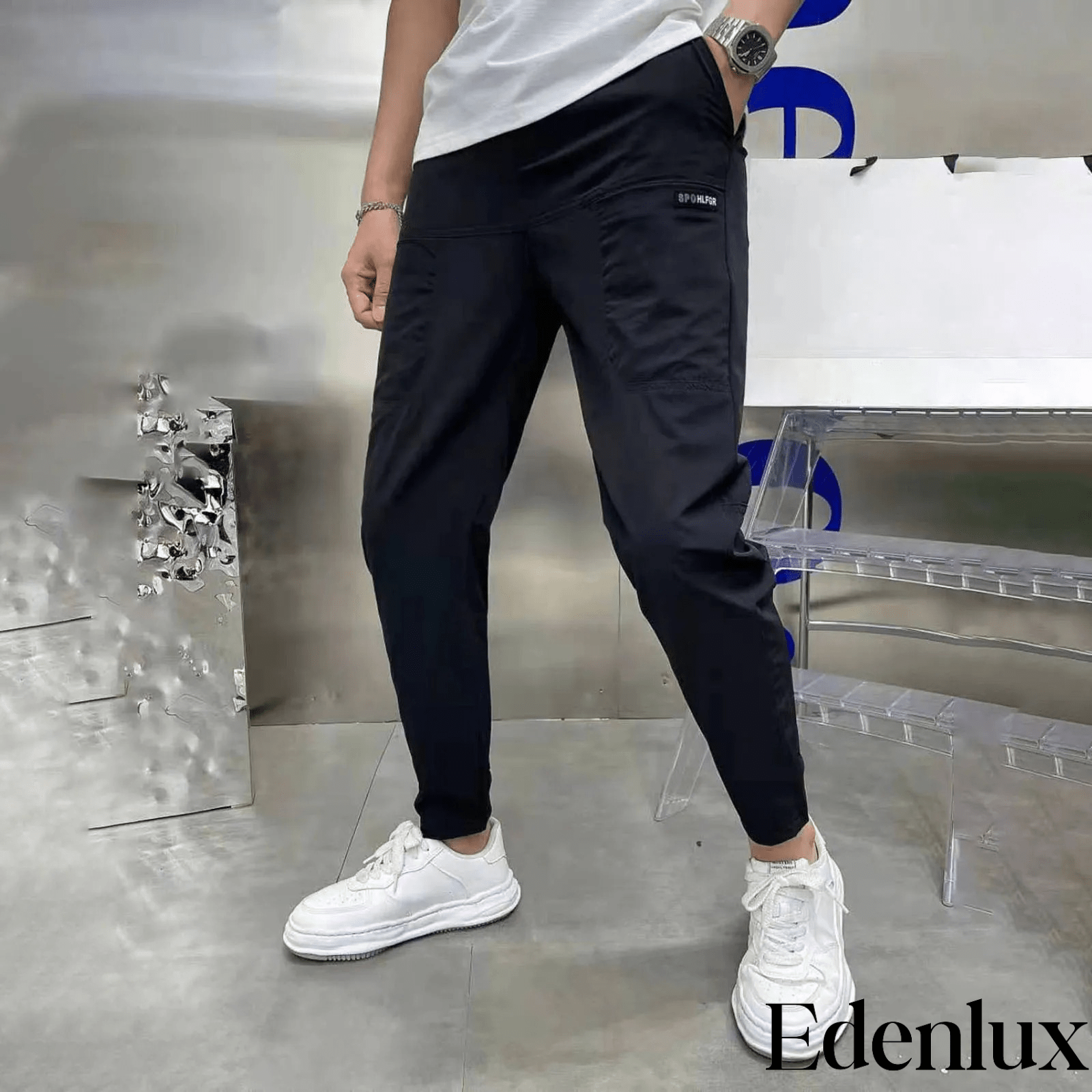 LAATSTE DAG 60% KORTING | Lucas | Stretch Cargo Jeans voor Mannen