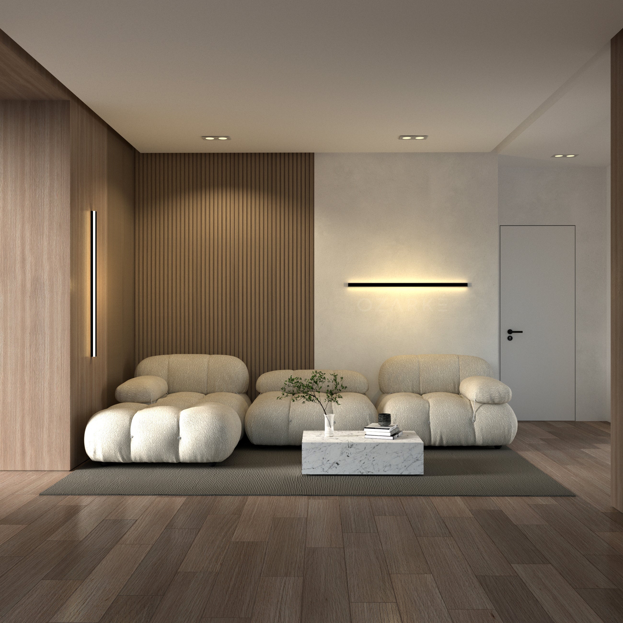 Lineaire Minimalistische Wandlamp