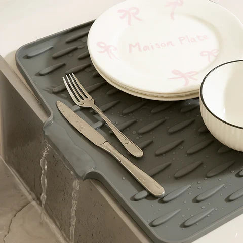 FlexiDry Siliconen-Droogmat – Hittebestendig, Antislip & Ruimtebesparend Ontwerp