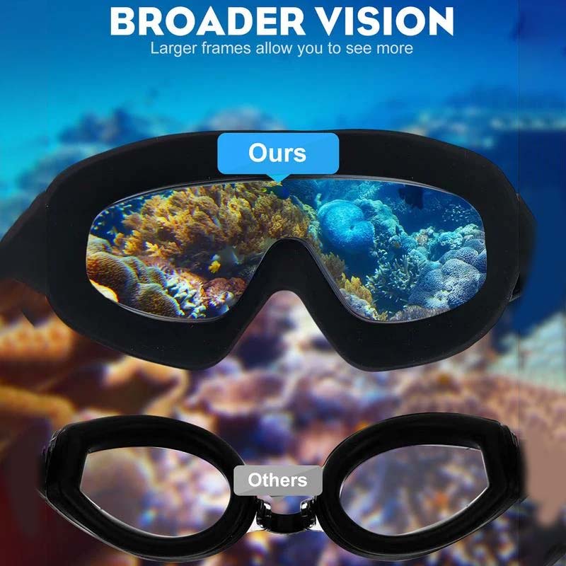 Brede Kijk Anti-Fog Zwemgoggles