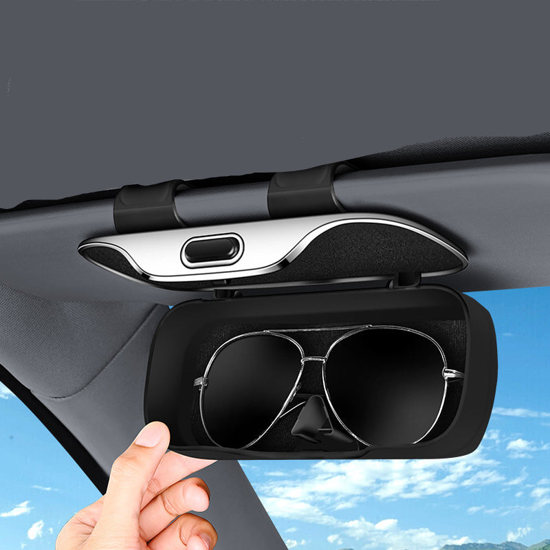 LuxAuto Luxe Zonnebrillenkoker | Elegante bescherming voor uw zonnebril in de auto