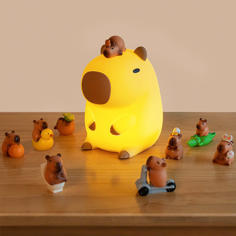 SquishBara | Capybara Squishy Nachtlampje Ideaal Cadeau voor Alle Leeftijden