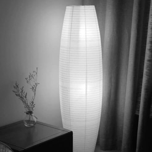 Noordse rijstpapier zuilen 2-licht vloerlamp
