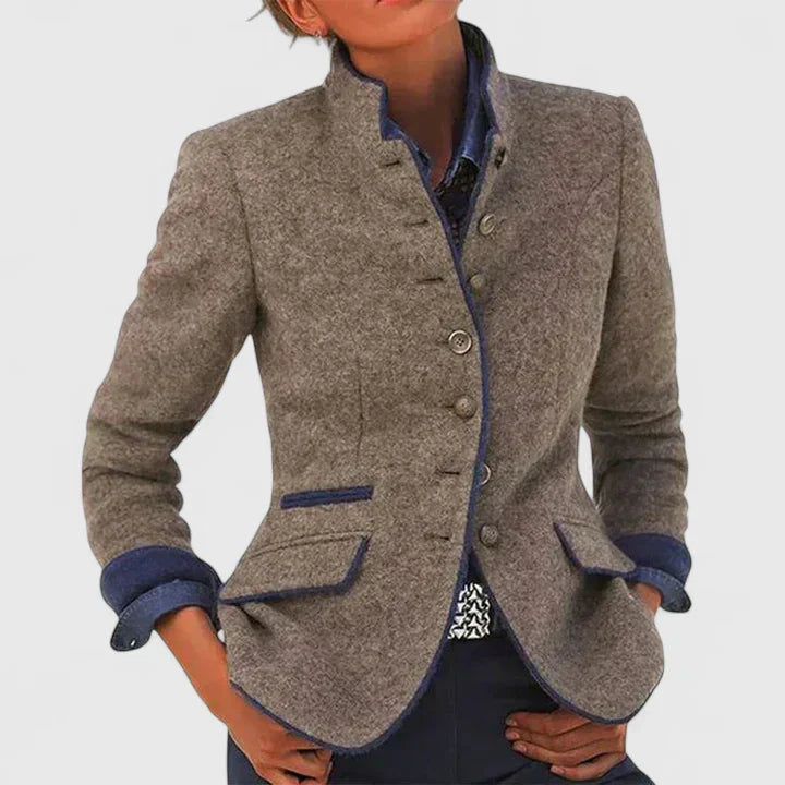 Alina | Dames Formele Cardigan met Knopenrij