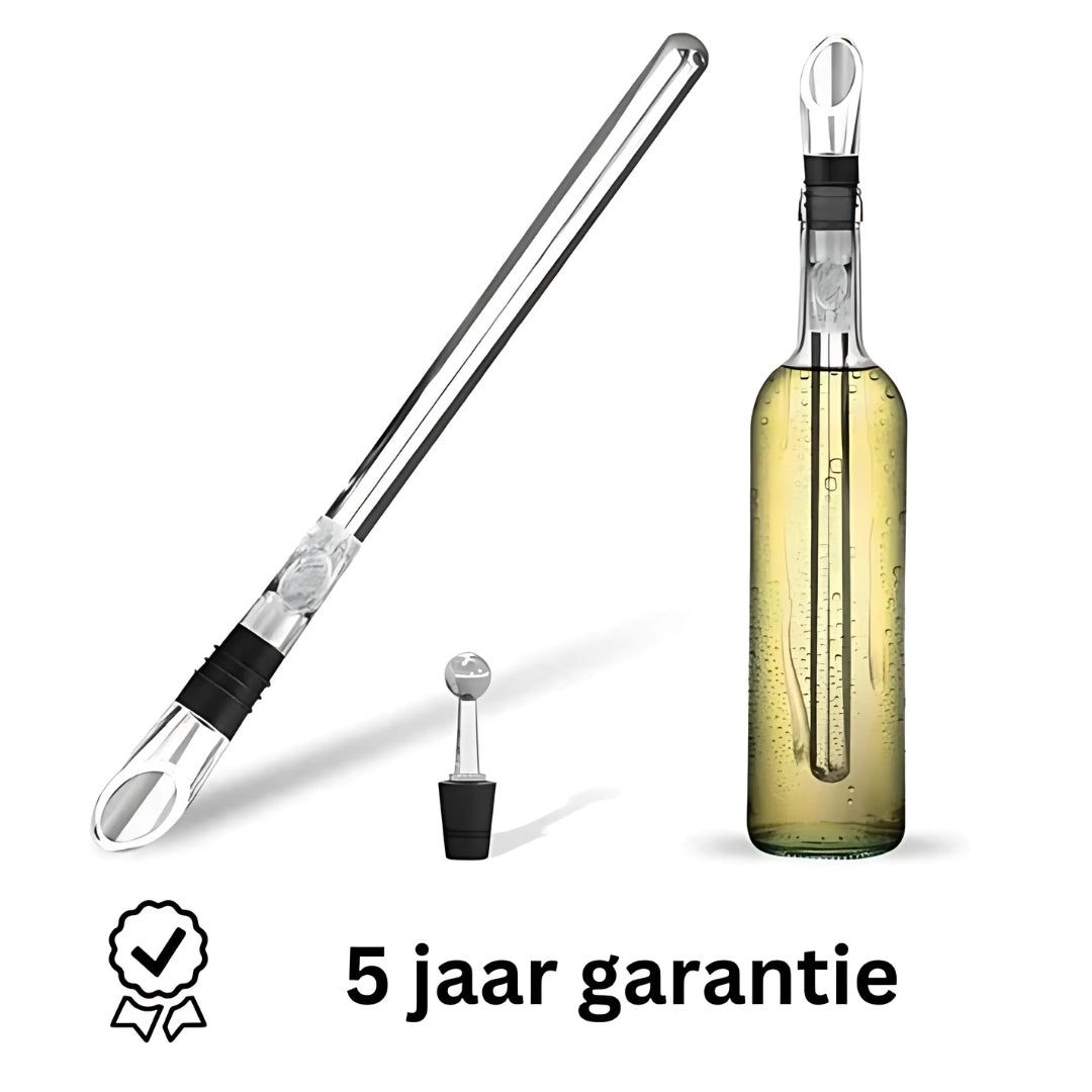 VinoElegance Luxe Wijnkoelstick | Perfecte temperatuur en elegant schenken