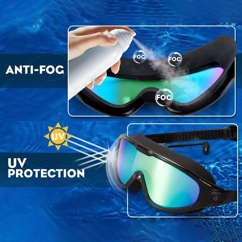 Brede Kijk Anti-Fog Zwemgoggles