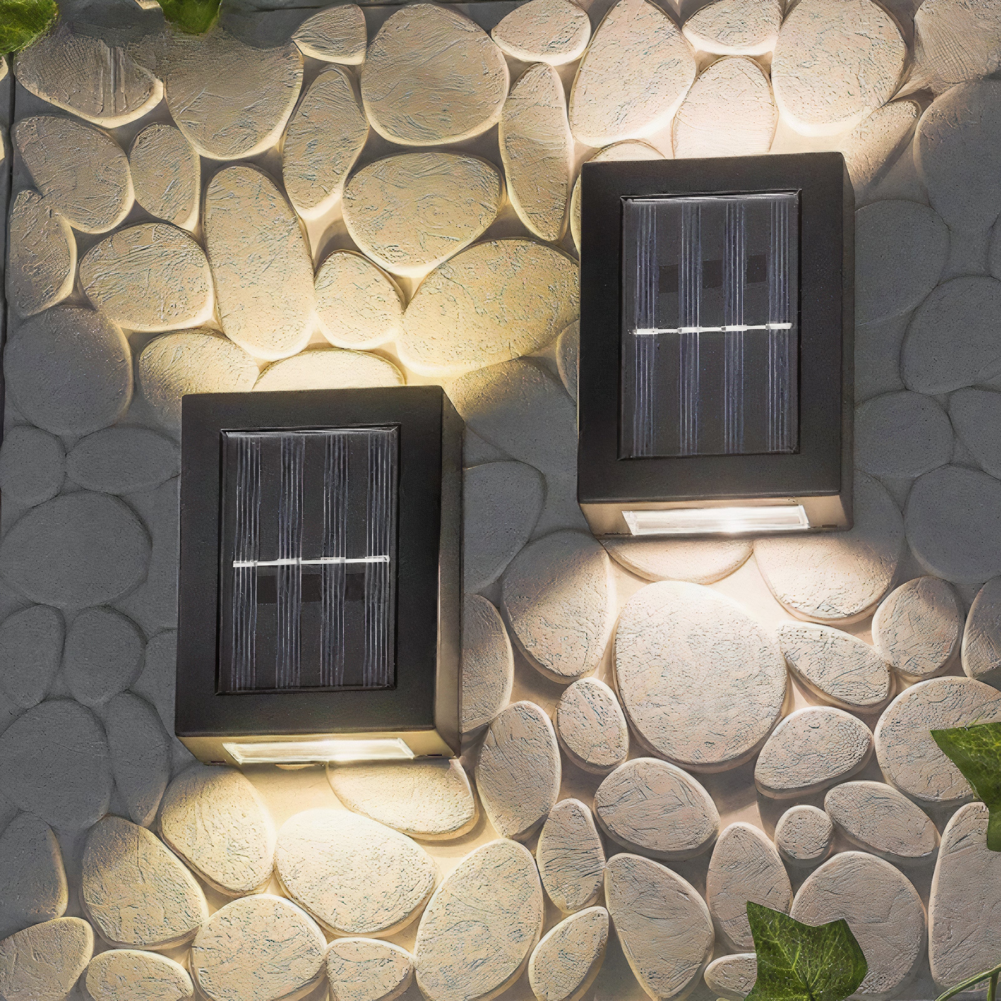 LuxeSolar Elegante LED Wandlamp | Duurzame zonne-energie met automatische werking