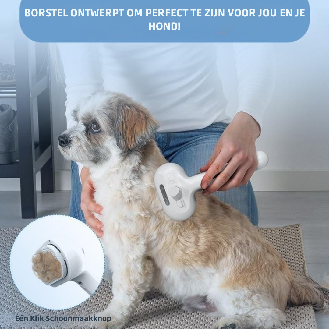 LuxPaws™ Verharing Verminderende Huisdierborstel | Vermindert haarverlies voor een schone omgeving