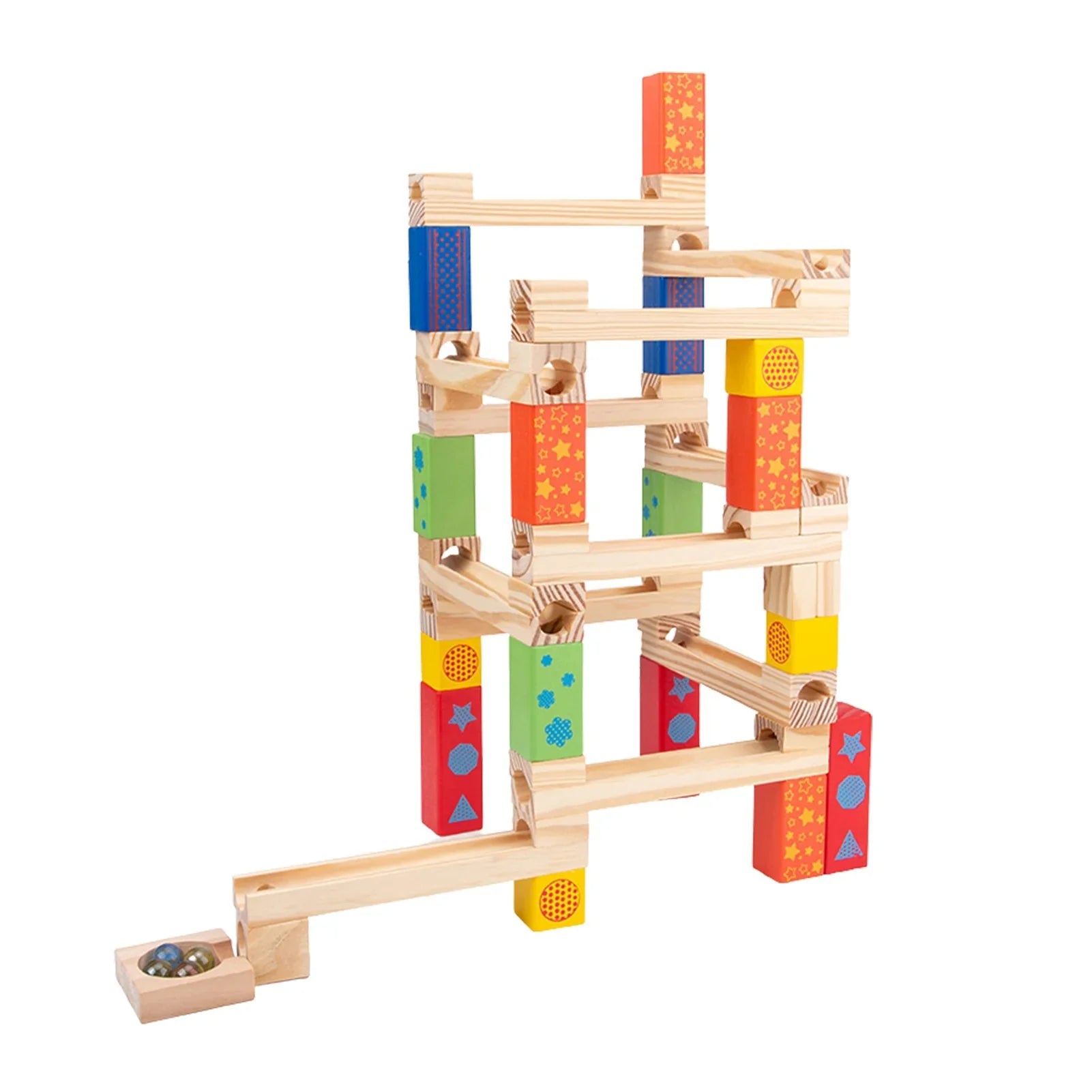 Eindeloos Bouwplezier Knikkerspoor Set voor Creatief Spelen