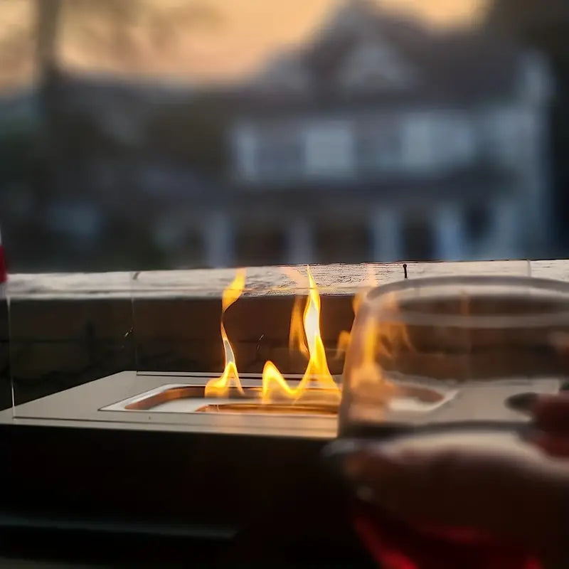 SereneFlame - Luxe Stemminghaard voor een Betoverende Buitenatmosfeer
