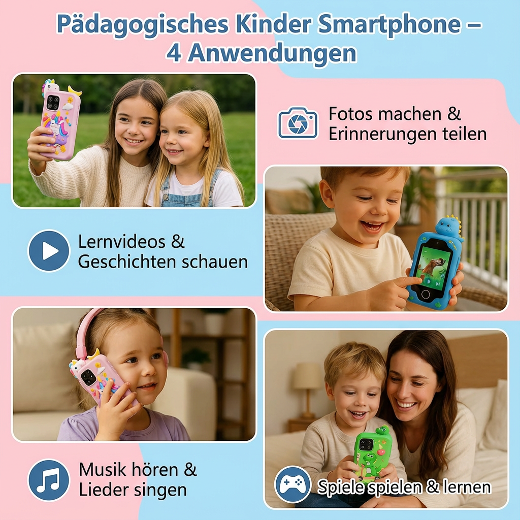Educatief Leerspeelgoed voor Kinderen in de vorm van een Smartphone