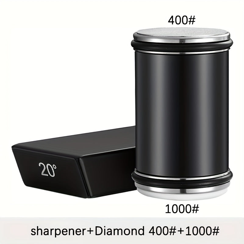 Schleifstein-Set EdgeCraft DuoSharp | Diamantsteen met Magnetische Bevestiging | 15° & 20° Slijphoek | Hout & Metaal