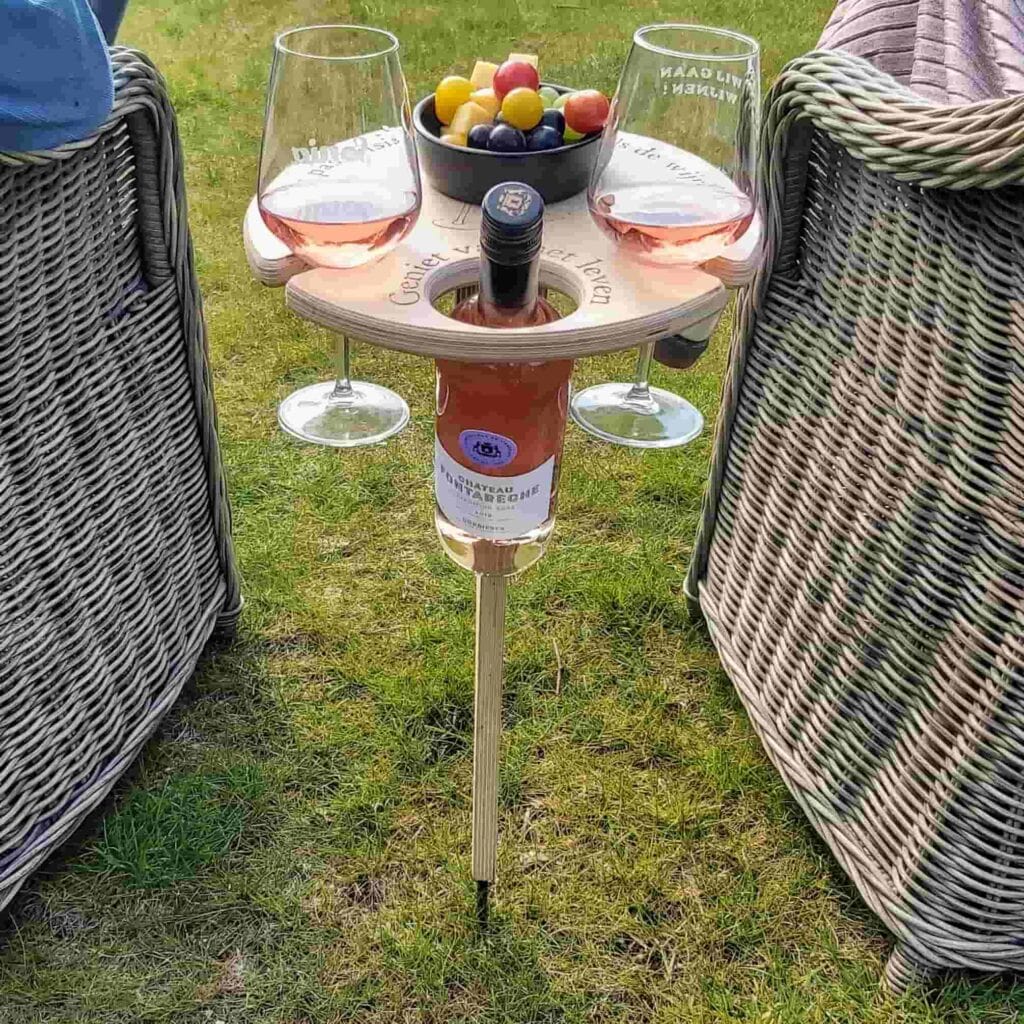 50% Korting | Vino™ - Opvouwbare Picknicktafel met Wijnhouder [Laatste Dag Korting]