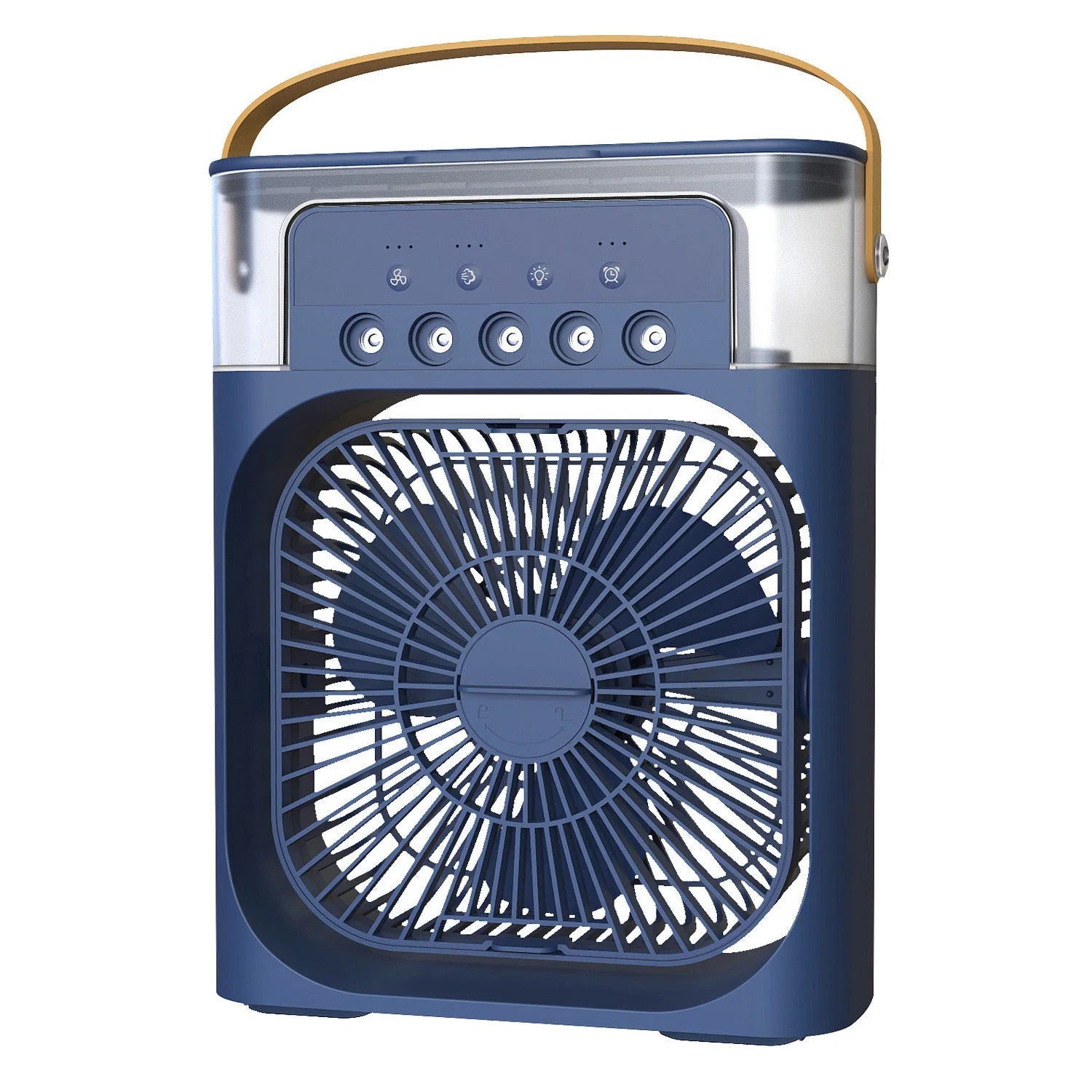3-in-1 Luchtkoeler, Luchtbevochtiger & Luchtzuiveraar – Draagbare airconditioning voor binnengebruik met LED-verlichting