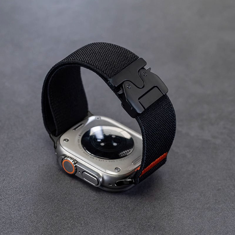 LuxeFlex Elite Nylon Band | Comfortabele en stijlvolle stretchband voor Apple Watch