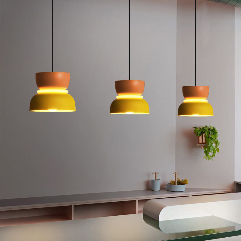 Nordic Zinklegering Dubbel-Tone Koepel Hanglamp LED 1-Licht