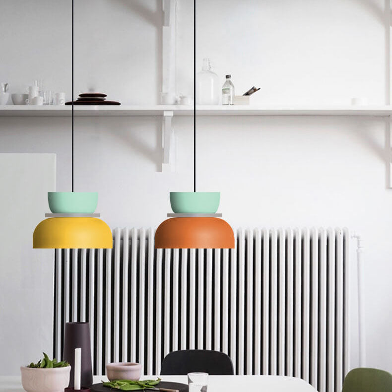 Nordic Colorful Macaron 1 Light LED Pendant Lamp