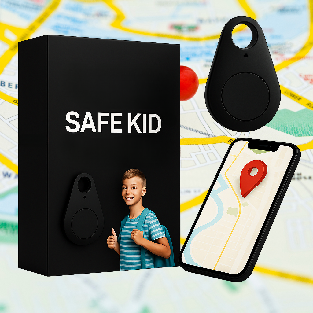 KidiSafe GPS-Locator Voor Kinderen Met Live Locatie En SOS Waterdicht