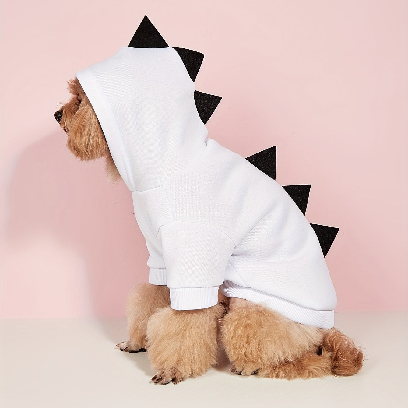 Hond Halloween Kostuum Fleece Dinosaurus Hoodie | Huisdier Outfit Warm