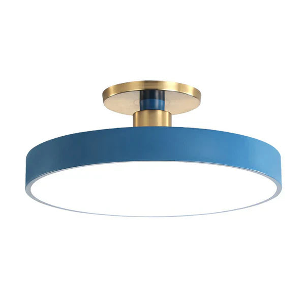 Ronde Plafondlamp Nordic Style Acryl Slaapkamer LED Semi-Coil Plafondlamp
