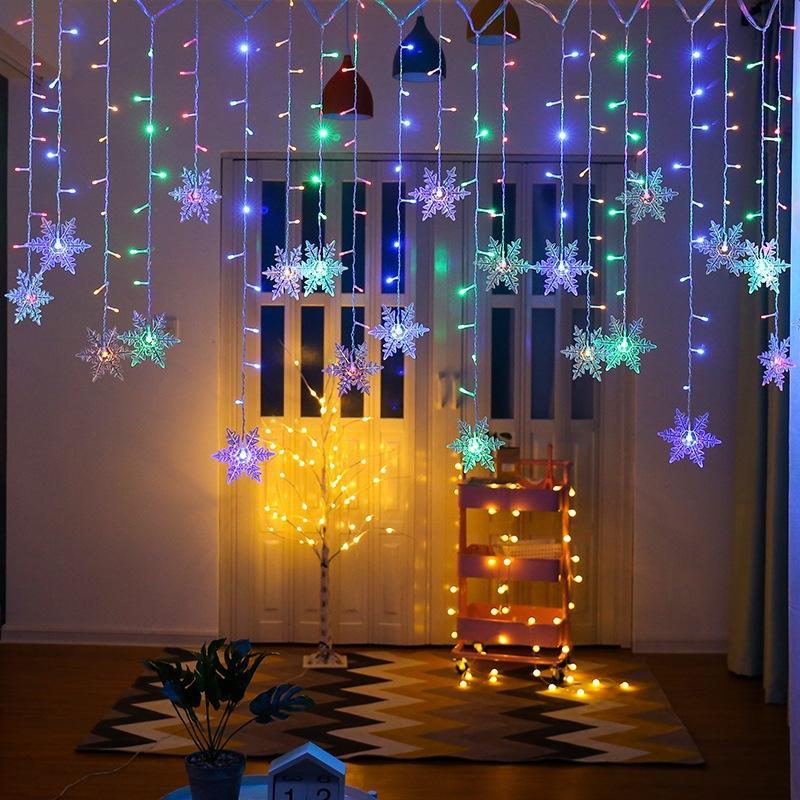 LED Kerst Gordijnverlichting – Decoratieve en Herbruikbare Feestverlichting