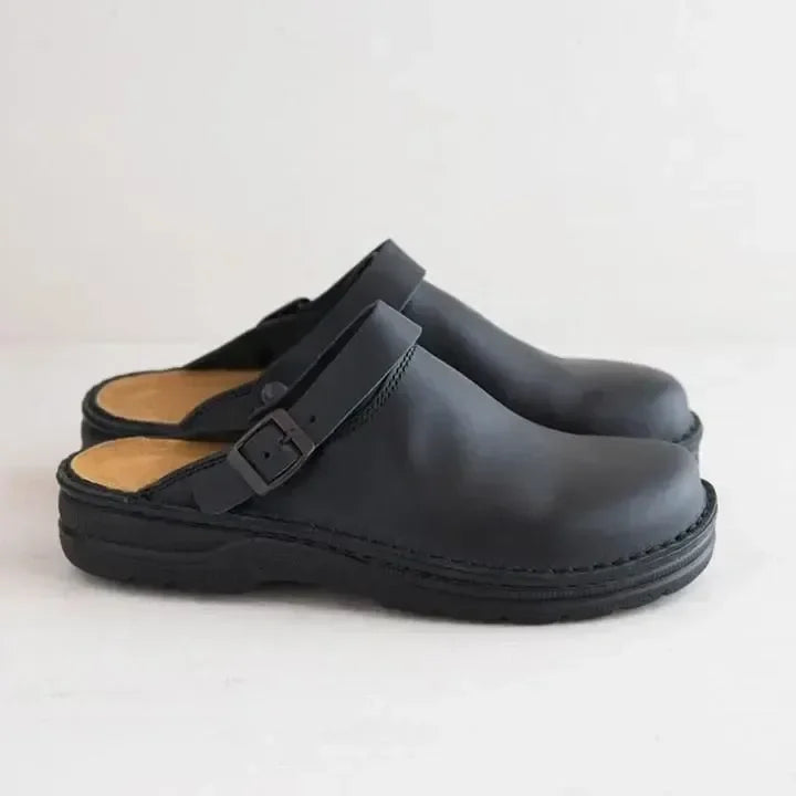 Luxe Leren Clogs voor Heren – Comfortabel en stijlvol voor de dagelijkse gang van zaken