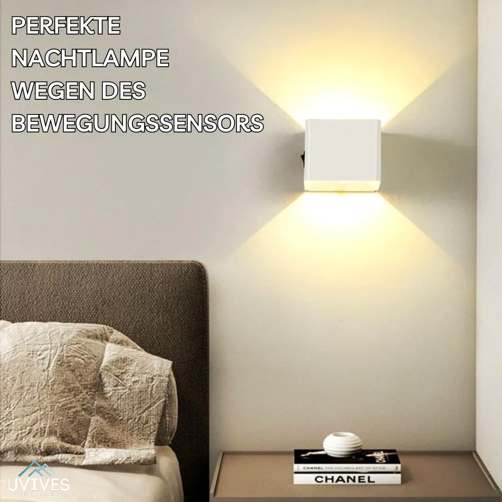 LuminaCube Draadloze Luxe Wandlamp