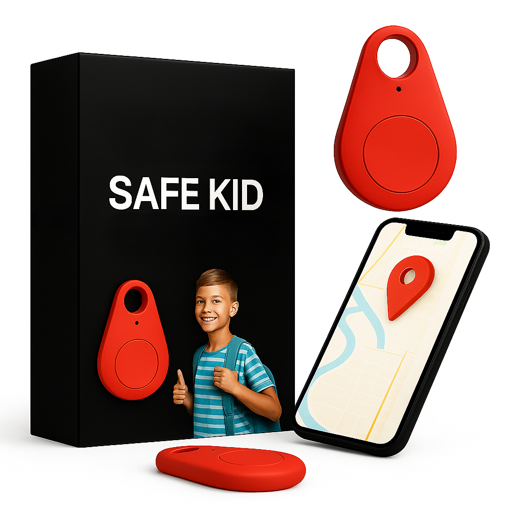 KidiSafe GPS-Locator Voor Kinderen Met Live Locatie En SOS Waterdicht