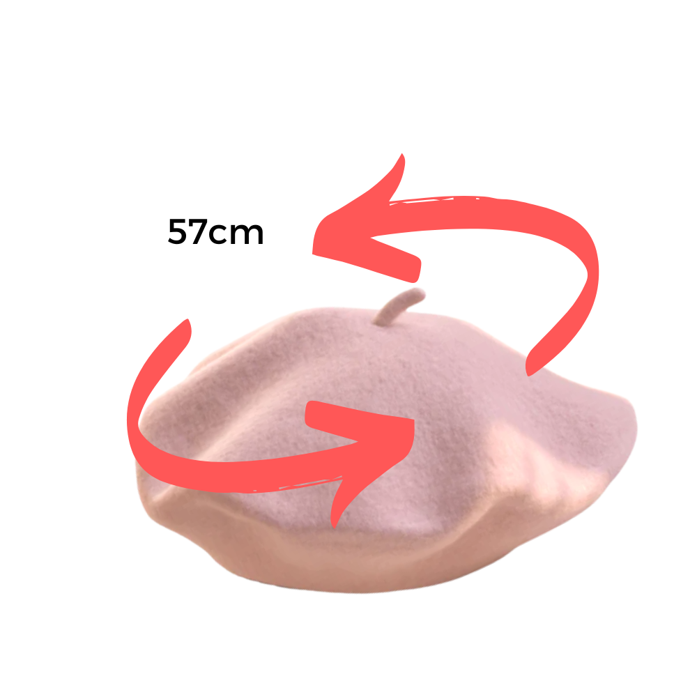 Dames Klassieke Wol Beret