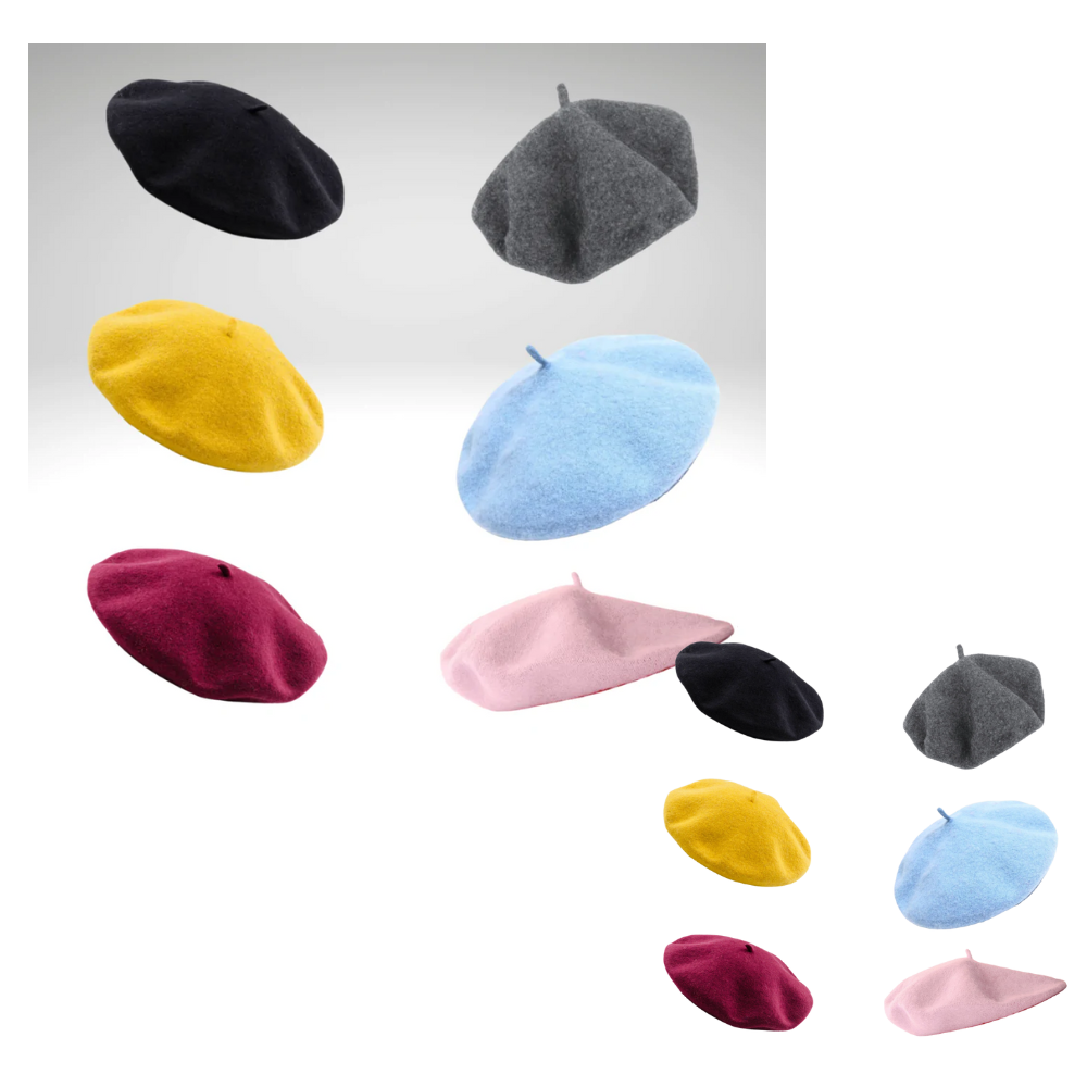 Dames Klassieke Wol Beret