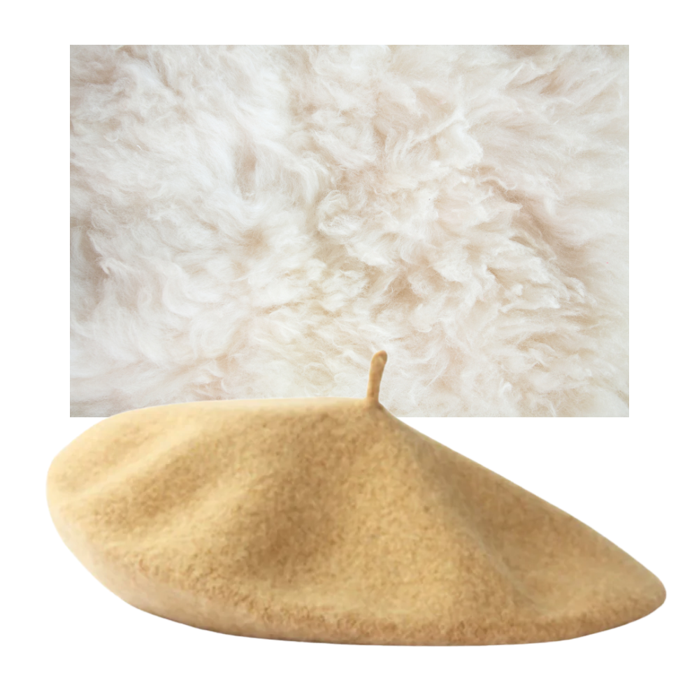 Dames Klassieke Wol Beret