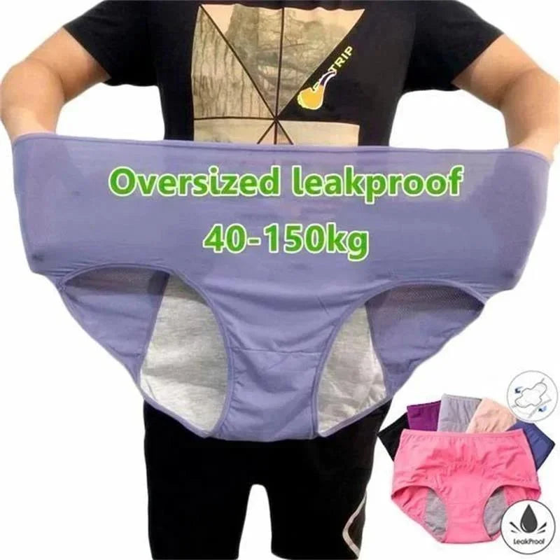 Lekkagevrije onderbroeken met hoge taille (plusmaten)