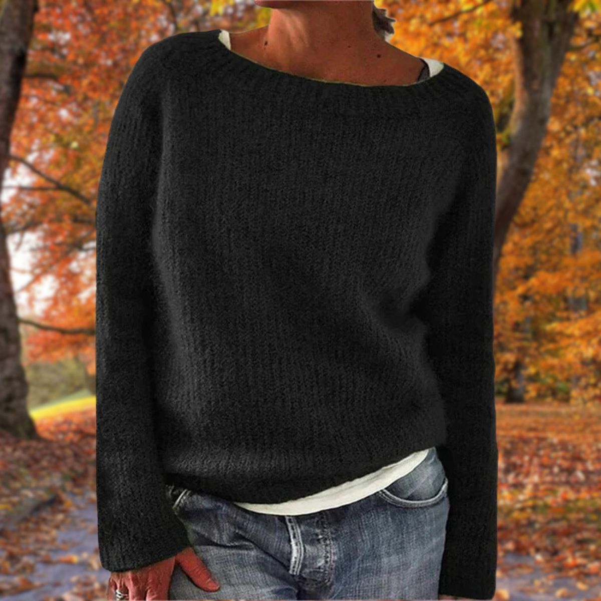 Luxe Dames Woltrui – Zachte Merinowollen Herfsttrui