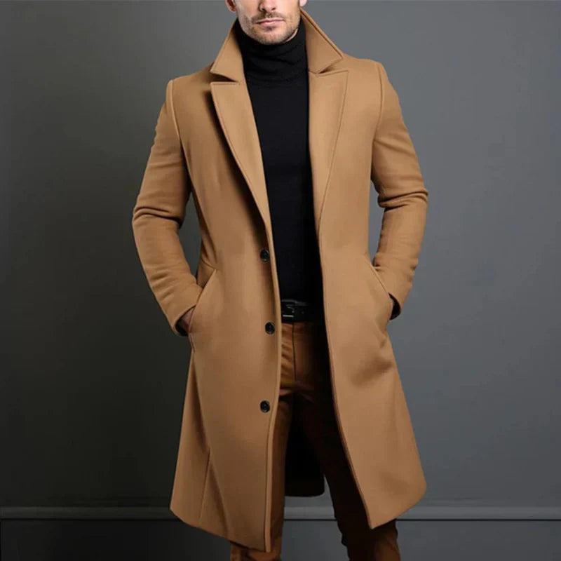 Lange Klassieke Coljas voor Mannen | Ideaal voor Frisse Dagen