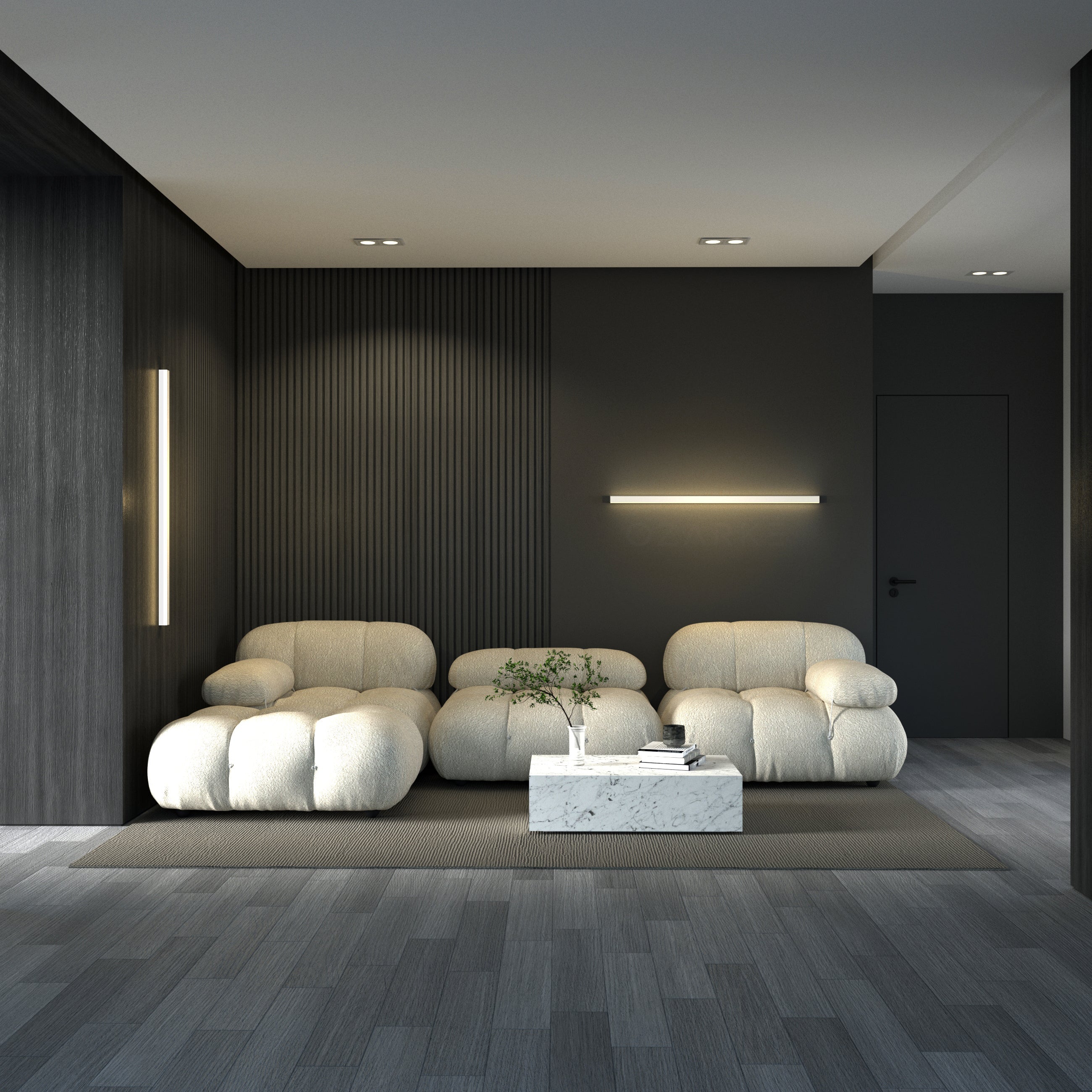 Lineaire Minimalistische Wandlamp