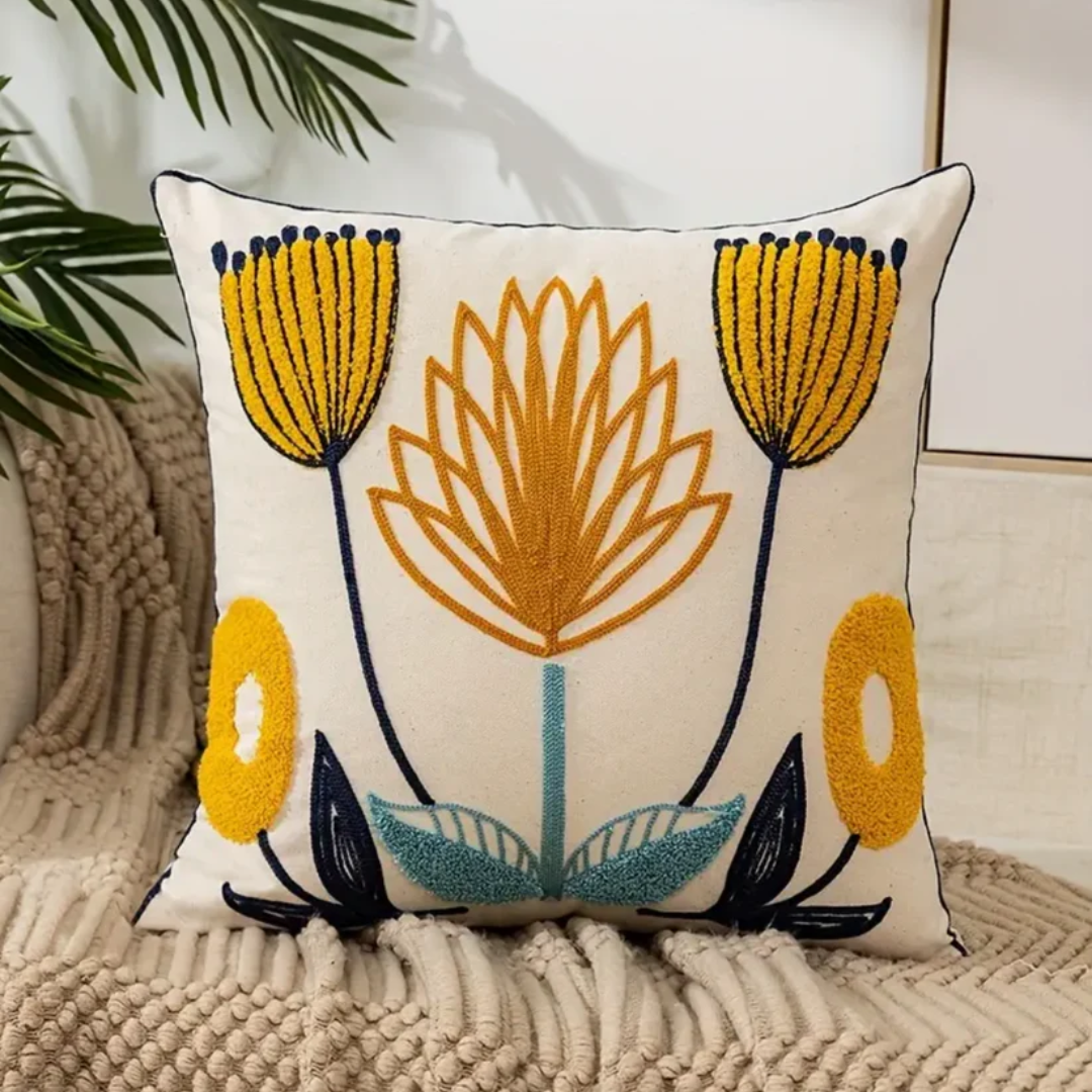Loxi - Sierkussen met Bloemenprint