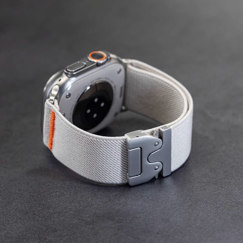 LuxeFlex Elite Nylon Band | Comfortabele en stijlvolle stretchband voor Apple Watch