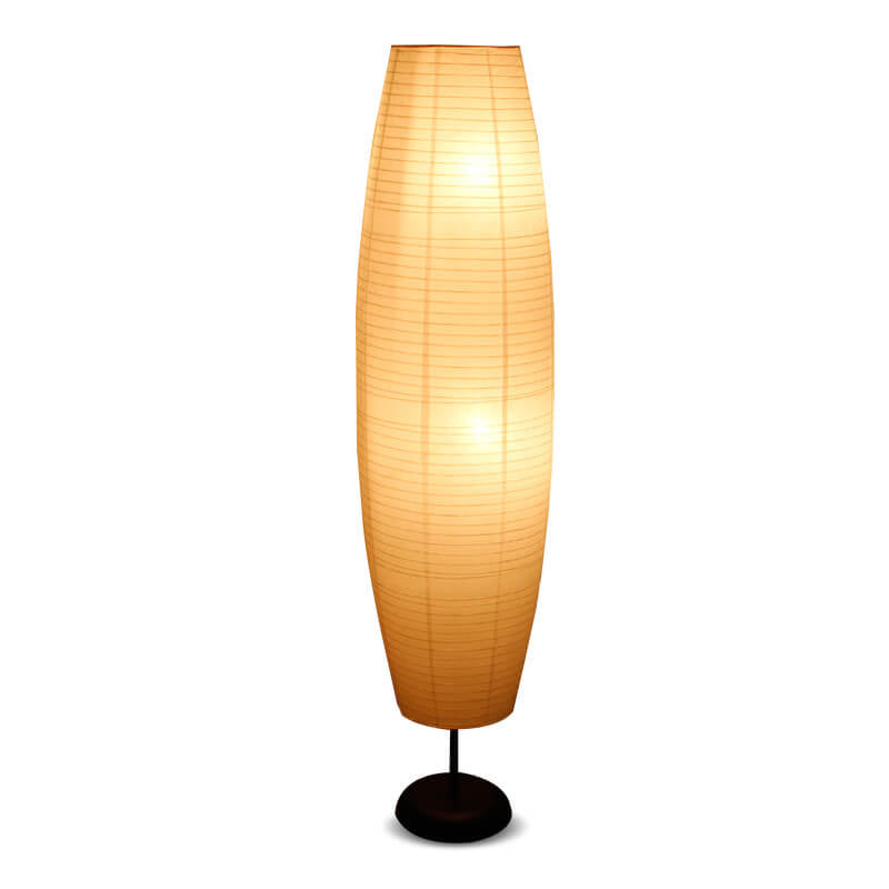 Noordse rijstpapier zuilen 2-licht vloerlamp