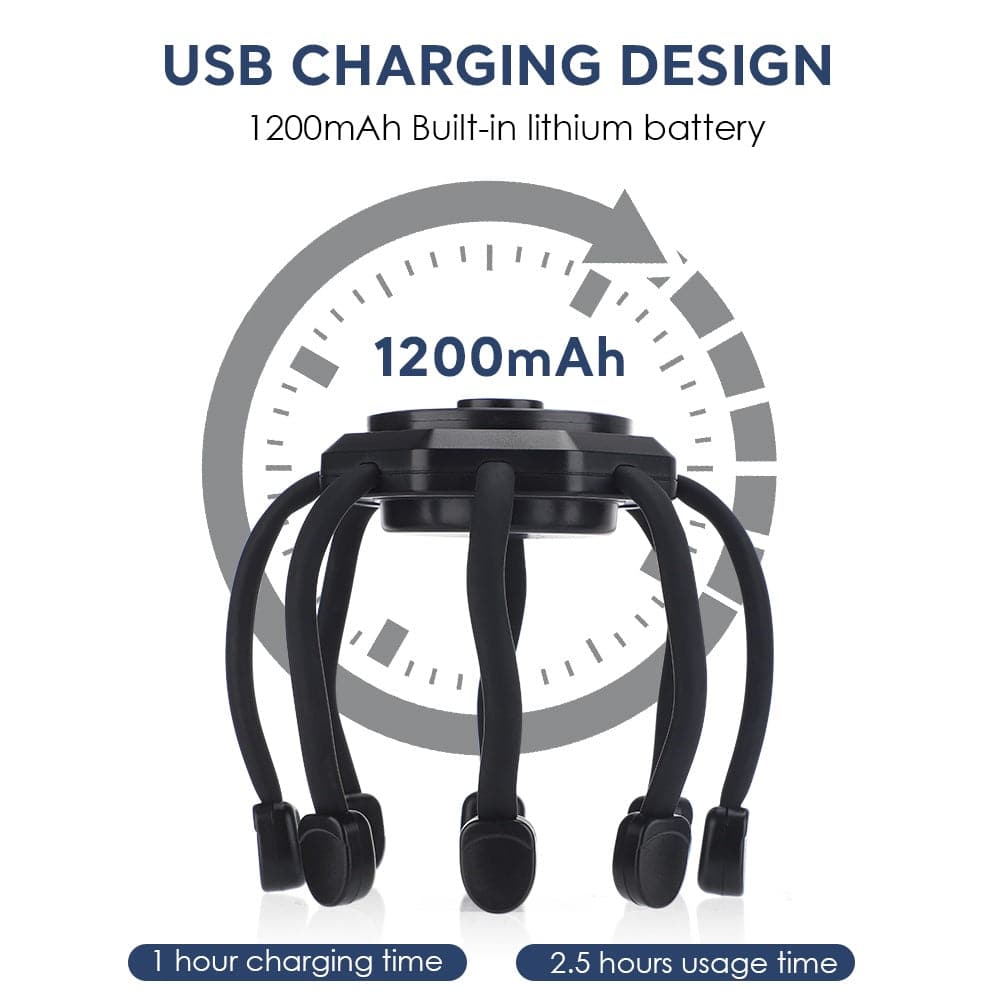 LuxAura Ultra Hoofdmassageapparaat | Ontspannende massage voor ultieme verlichting en welzijn