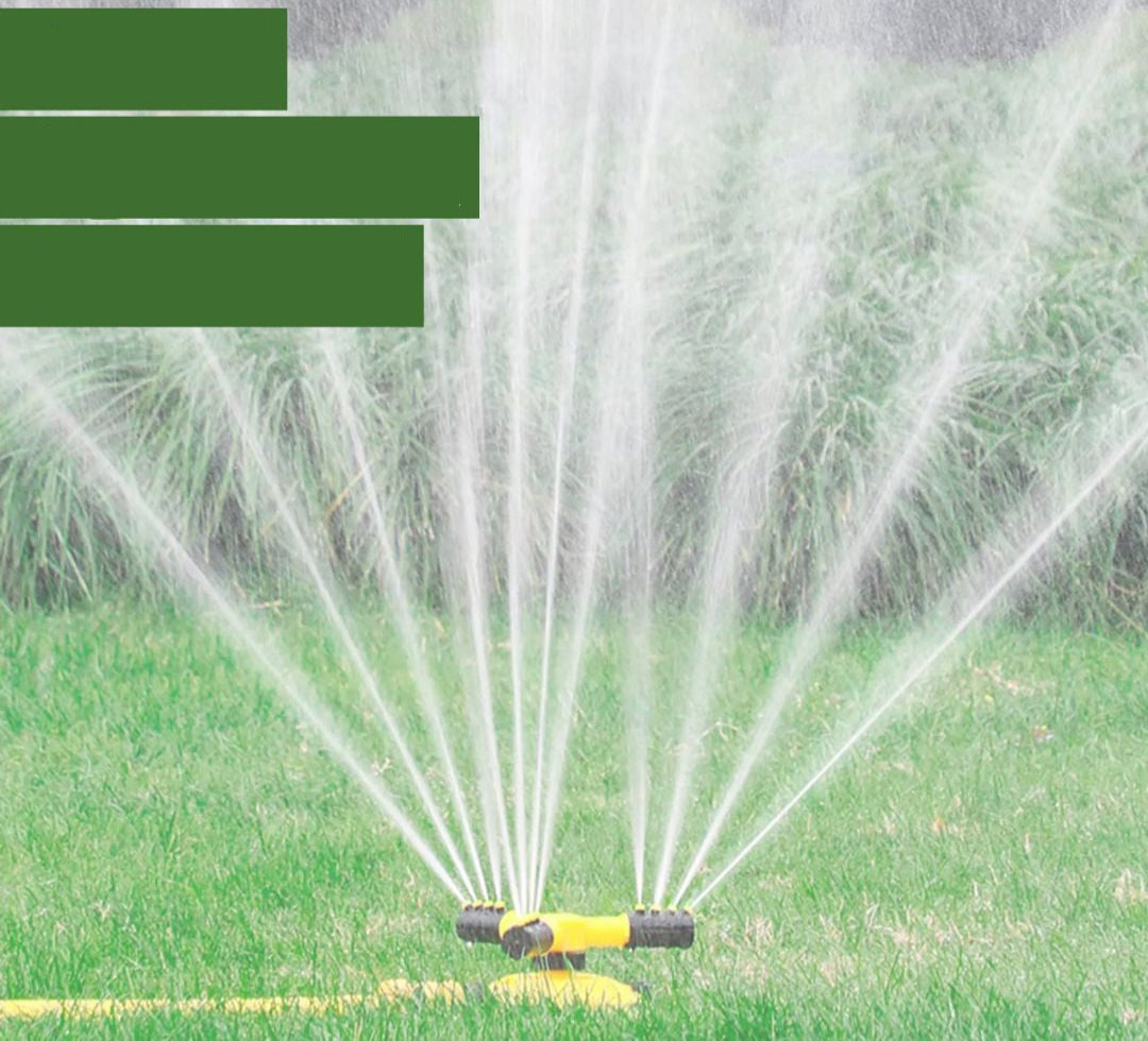 AquaLux 360º Sprinkler Systeem | Automatische irrigatieoplossing met een versterkte 15M slang voor optimale tuinverzorging