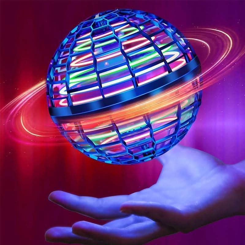 Gloeiende vliegende bal voor leuke en interactieve spellen