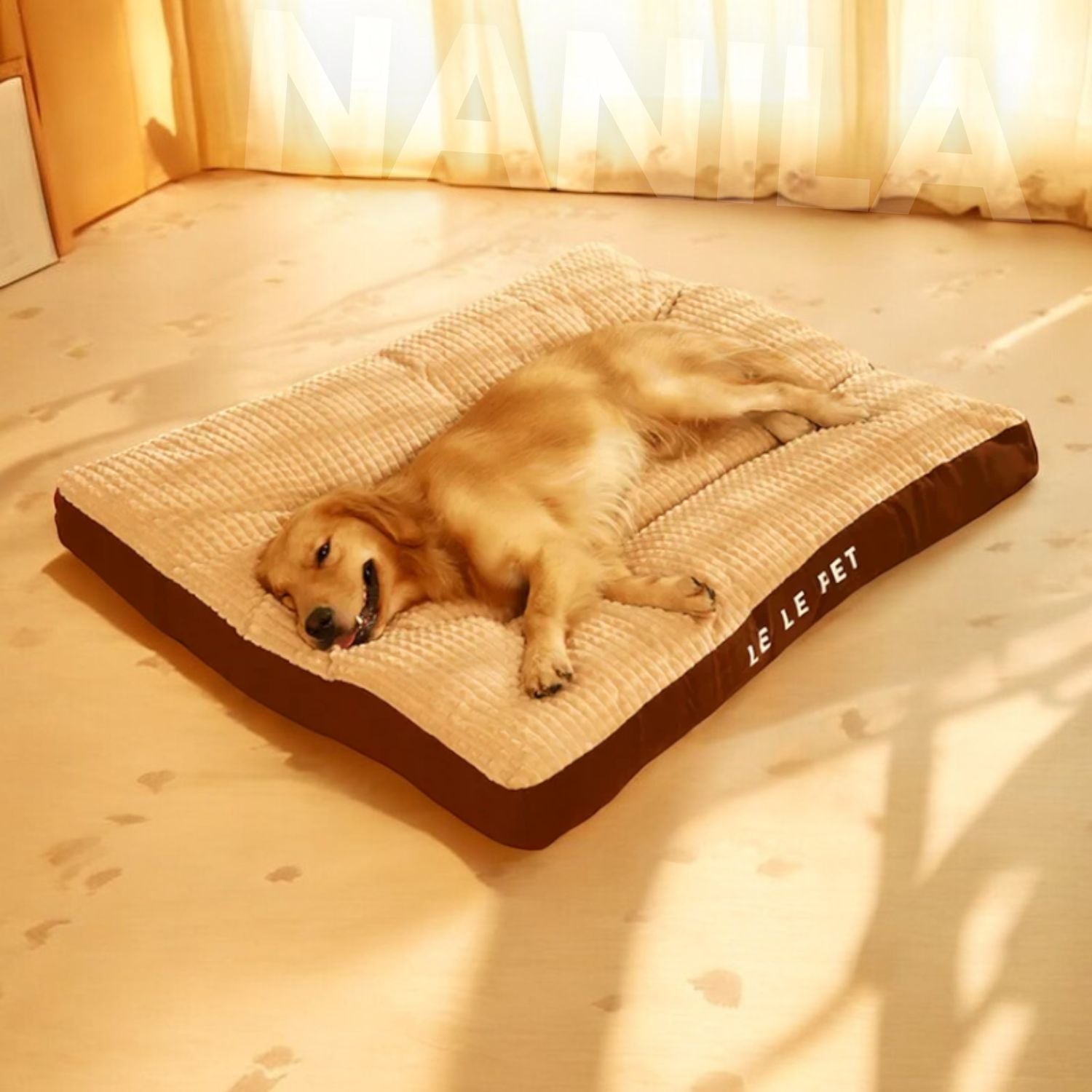 SnoozePaw Luxe Hondenbed – Robuuste Schuim, Afneembare Hoezen en Optimale Ondersteuning