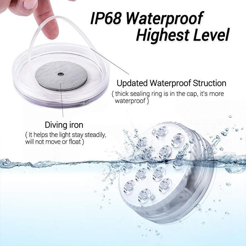 Afstandsbediening Waterdichte Magnetische Zuignap LED Licht