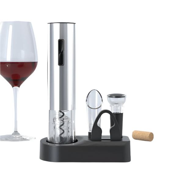 VinElegance Luxe Wijnopener | Makkelijk en stijlvol wijn openen met één druk op de knop